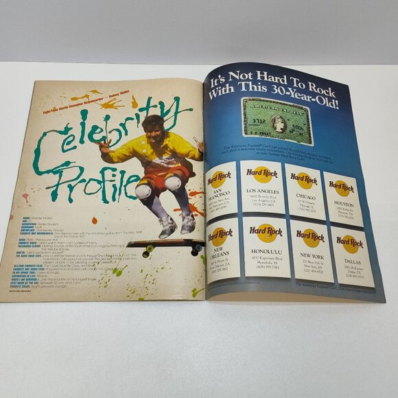 Hard Rock Cafe Magazine Featuring Dan Aykroyd As Elwood Blues 1980s Memorabilia - Picture 7 of 8